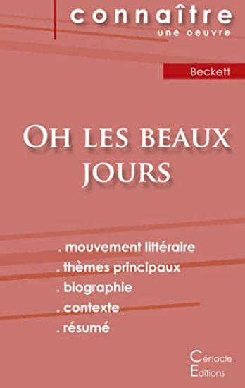 Fiche de lecture Oh les beaux jours de Samuel Beckett (Analyse littéraire de référence et résumé complet)