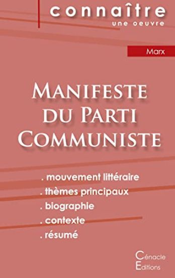 Fiche de lecture Manifeste du Parti Communiste de Karl Marx (analyse philosophique de référence et résumé complet)