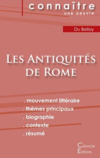 Fiche de lecture Les Antiquités de Joachim du Bellay (Analyse littéraire de référence et résumé complet)