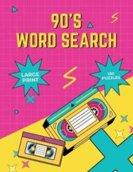 90's Word Search Puzzles for Adults