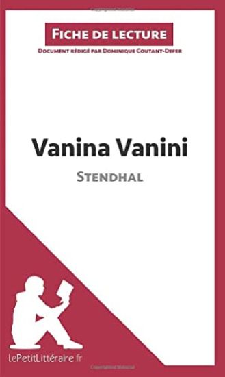 Vanina Vanini de Stendhal (Fiche de lecture)