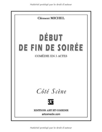 Début de fin de soirée