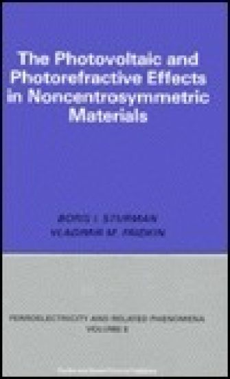 Photovoltaic and Photo-refractive Effects in Noncentrosymmetric Materials