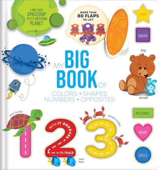 Touch, Trace, and Learn!: My Big Book of Colors, Shapes, Numbers, & Opposites