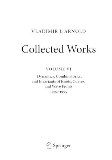 VLADIMIR I. ARNOLD—Collected Works