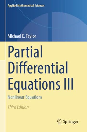 Partial Differential Equations III