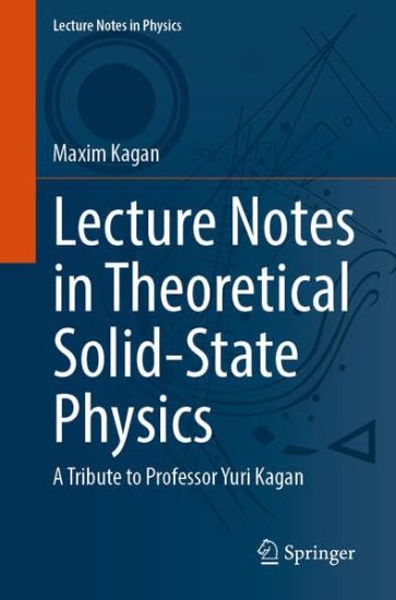 Lecture Notes in Theoretical Solid-State Physics
