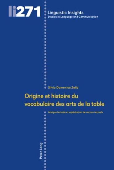 Origine Et Histoire Du Vocabulaire Des Arts de la Table