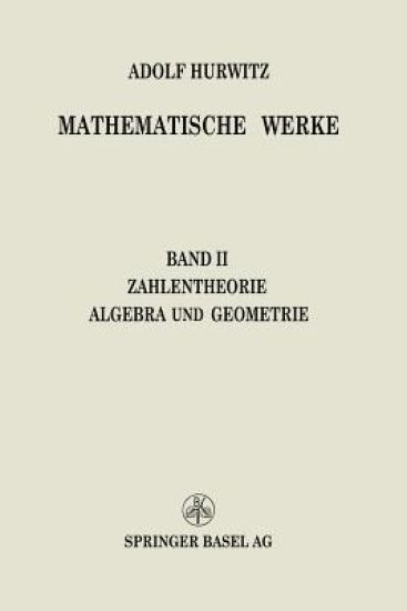 Mathematische Werke