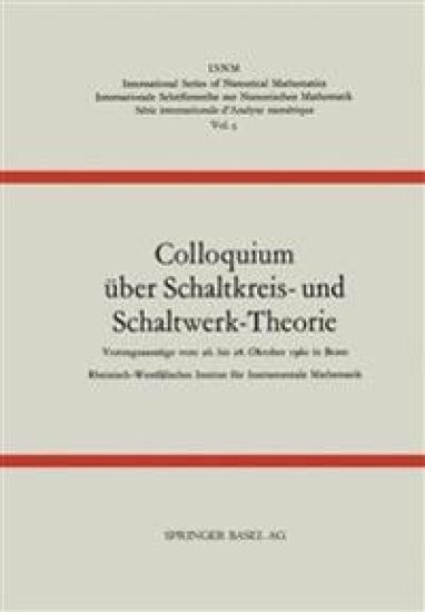 Colloquium über Schaltkreis- und Schaltwerk-Theorie