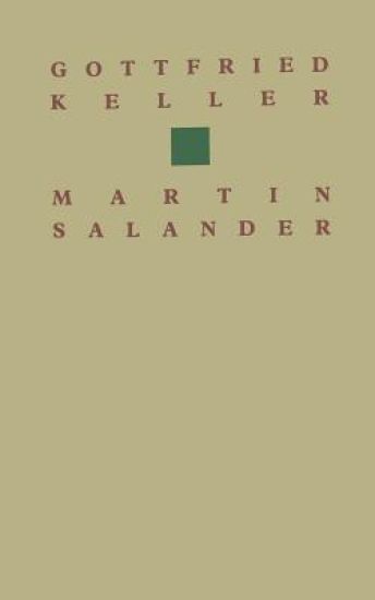 Gottfried Keller Martin Salander