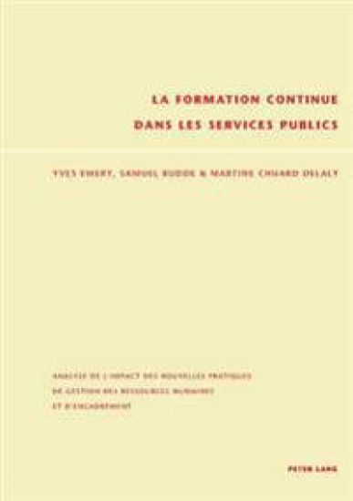 La Formation Continue Dans Les Services Publics