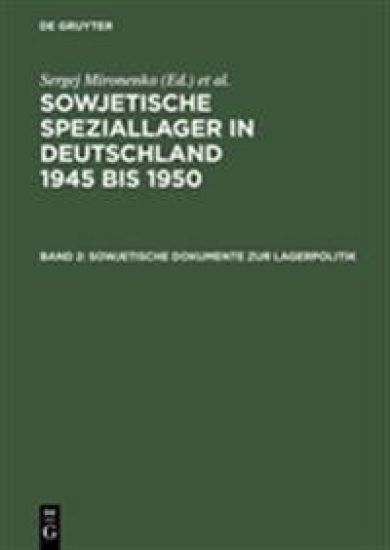 Niethammer Sowjet Dokumente Lagerpoltik