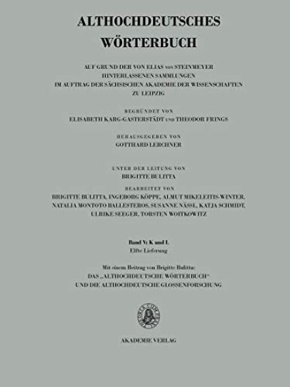 Band V: K-L, 11. Lieferung (Fir-Leiten Bis Lib)