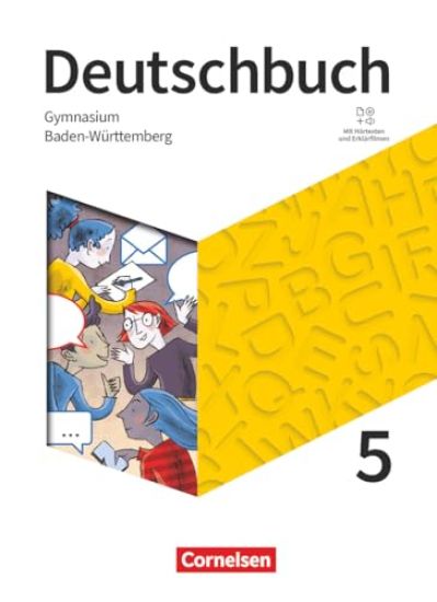 Deutschbuch Gymnasium 5. Schuljahr - Baden-Württemberg - Ausgabe 2025 - Schulbuch mit Hörtexten und Erklärfilmen