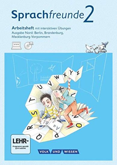 Sprachfreunde Ausgabe Nord 2. Schuljahr. Arbeitsheft mit interaktiven Übungen auf scook.de