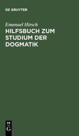 Hilfsbuch Zum Studium Der Dogmatik