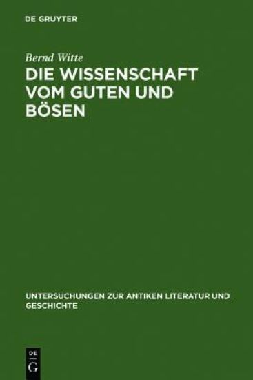 Die Wissenschaft Vom Guten Und Bösen