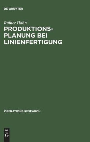 Produktionsplanung bei Linienfertigung