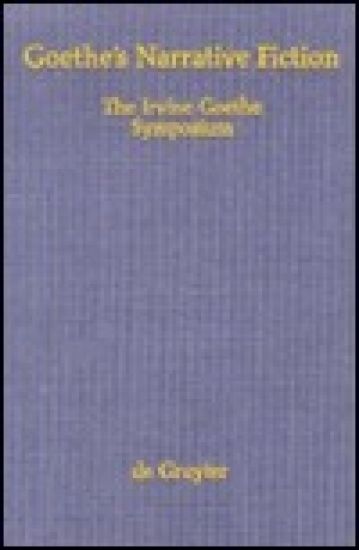 Goethe's Narrative Fiction