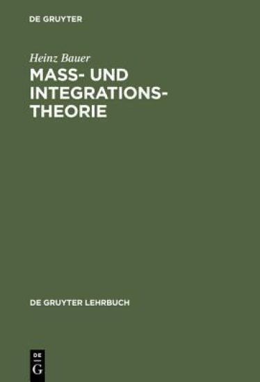 Maß- Und Integrationstheorie