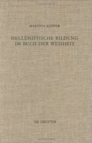 Hellenistische Bildung im Buch der Weisheit
