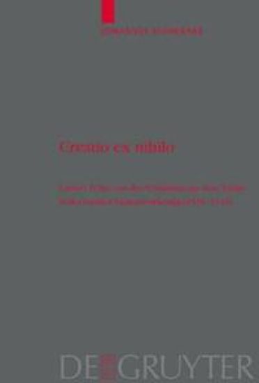 Creatio ex nihilo