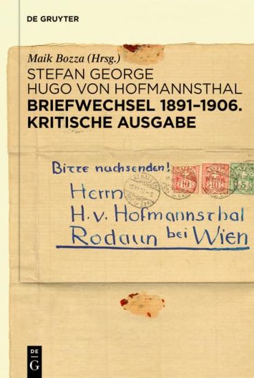 Briefwechsel 1891-1906. Kritische Ausgabe