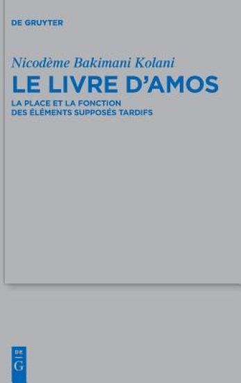 Le livre d’Amos