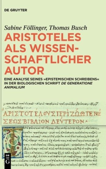Aristoteles als wissenschaftlicher Autor