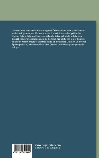 Günter Grass und die Berliner Republik