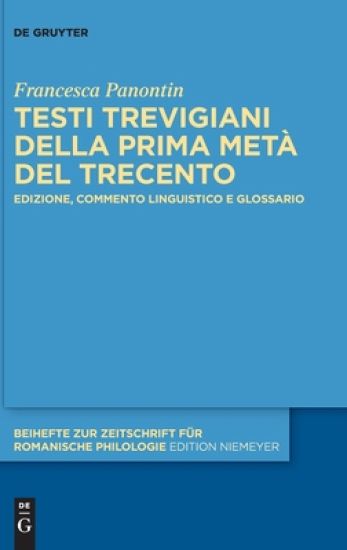Testi trevigiani della prima metà del Trecento