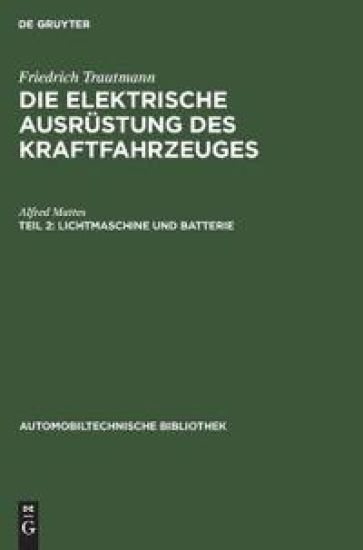 Lichtmaschine Und Batterie