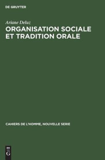 Organisation sociale et tradition orale