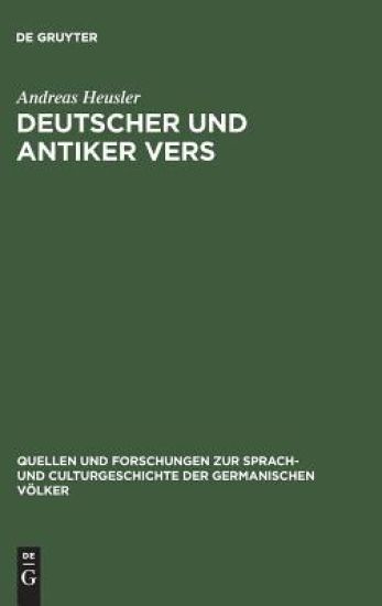 Deutscher und antiker Vers