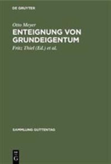 Enteignung von Grundeigentum