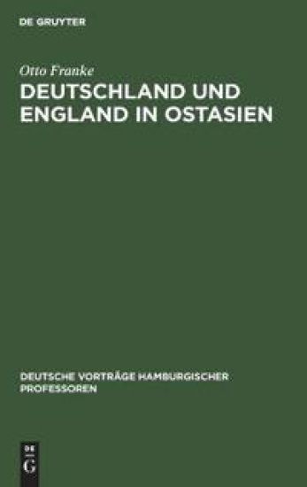 Deutschland Und England in Ostasien