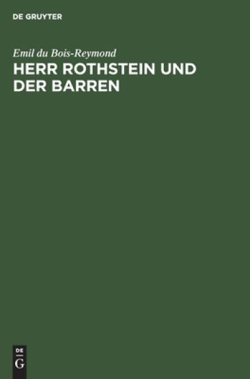 Herr Rothstein Und Der Barren