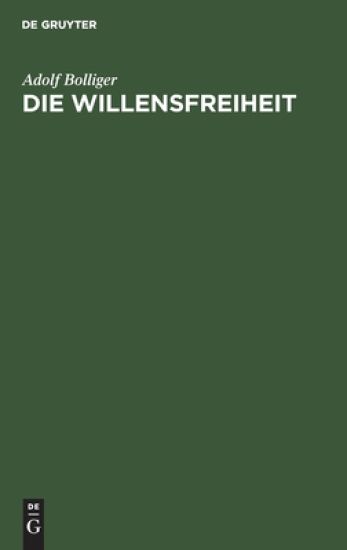 Die Willensfreiheit