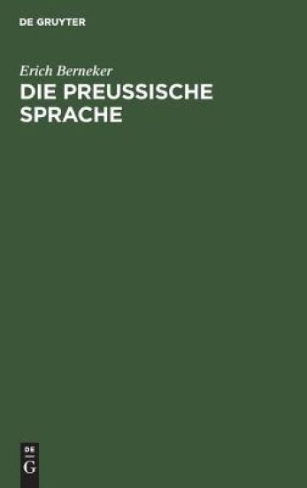 Die Preussische Sprache