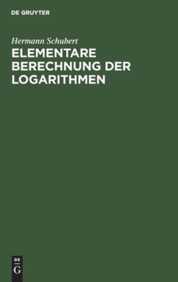 Elementare Berechnung Der Logarithmen