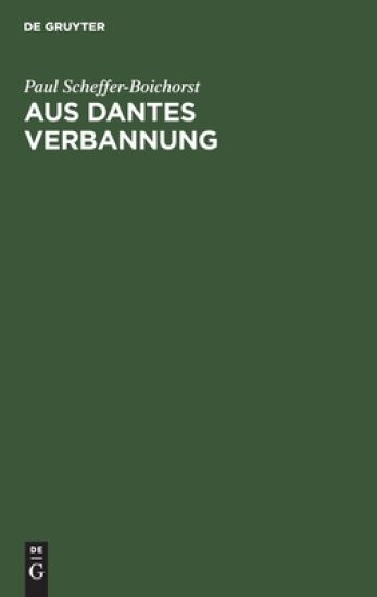 Aus Dantes Verbannung
