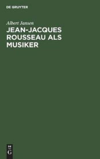 Jean-Jacques Rousseau ALS Musiker