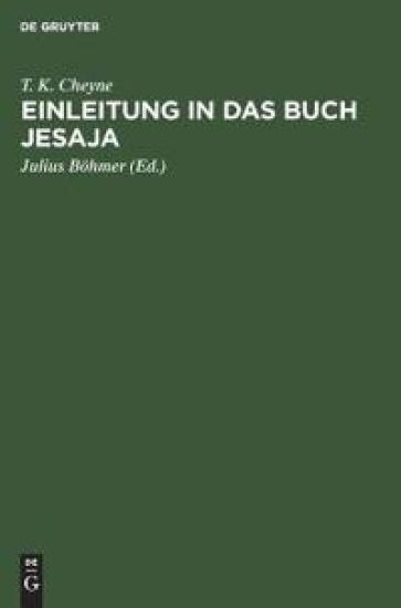Einleitung in Das Buch Jesaja