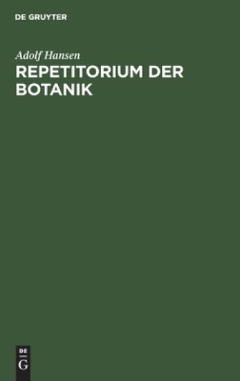Repetitorium Der Botanik