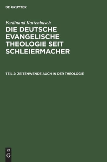 Zeitenwende Auch in Der Theologie