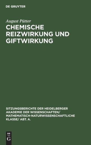 Chemische Reizwirkung Und Giftwirkung