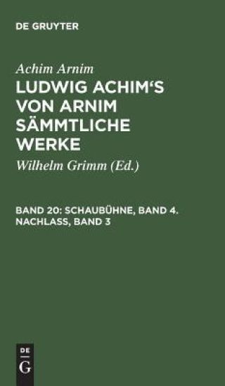 Schaubühne, Band 4. Nachlass, Band 3