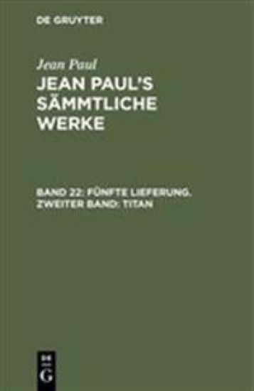 Fünfte Lieferung. Zweiter Band: Titan