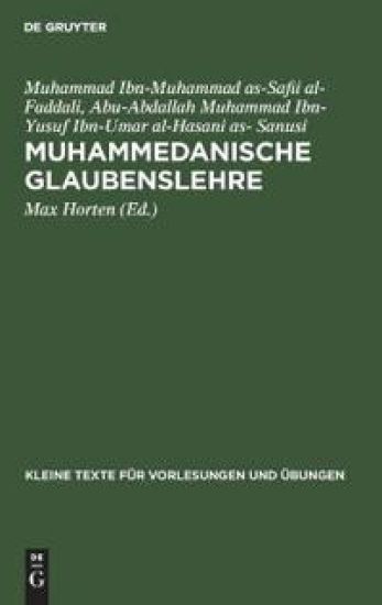 Muhammedanische Glaubenslehre
